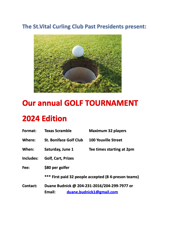 2024 St. Vital CC Golf Tournament