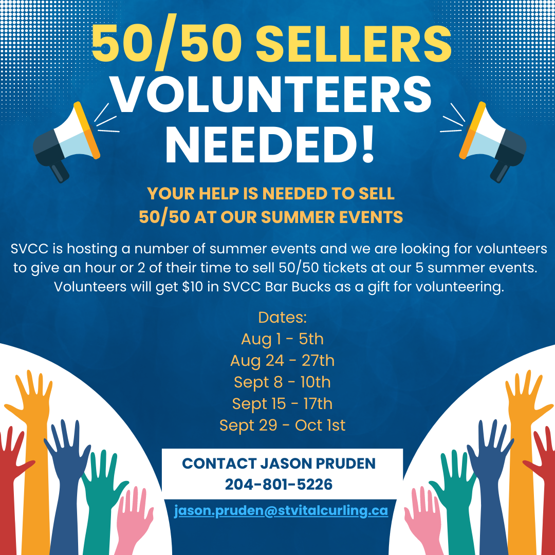 St Vital Summer 50/50 sellers needed