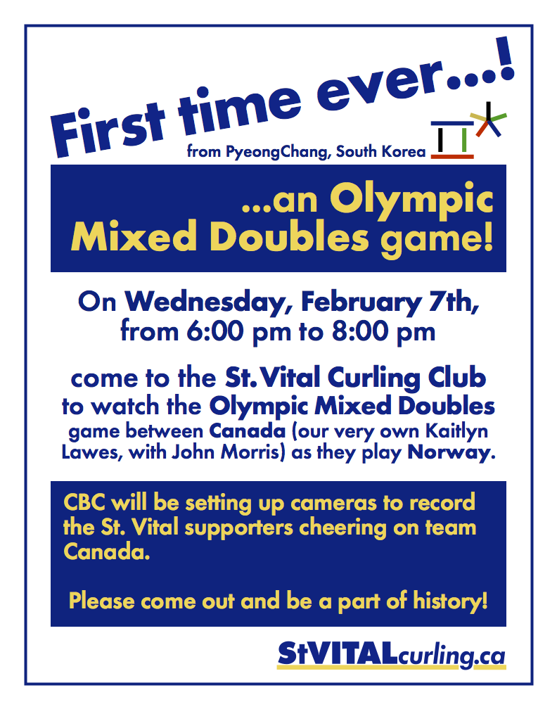 Mixed Doubles Viewing Party From PyeongChang