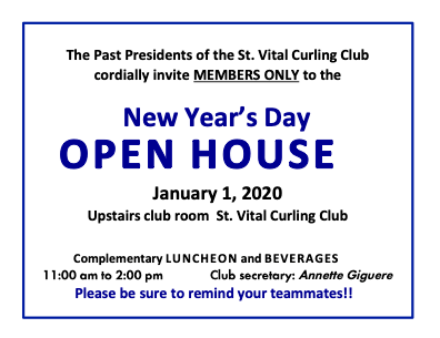 New Year's Day Members Open House
