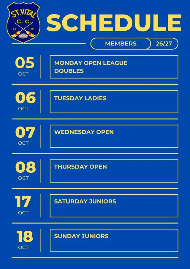 2026-27 Season Start Dates